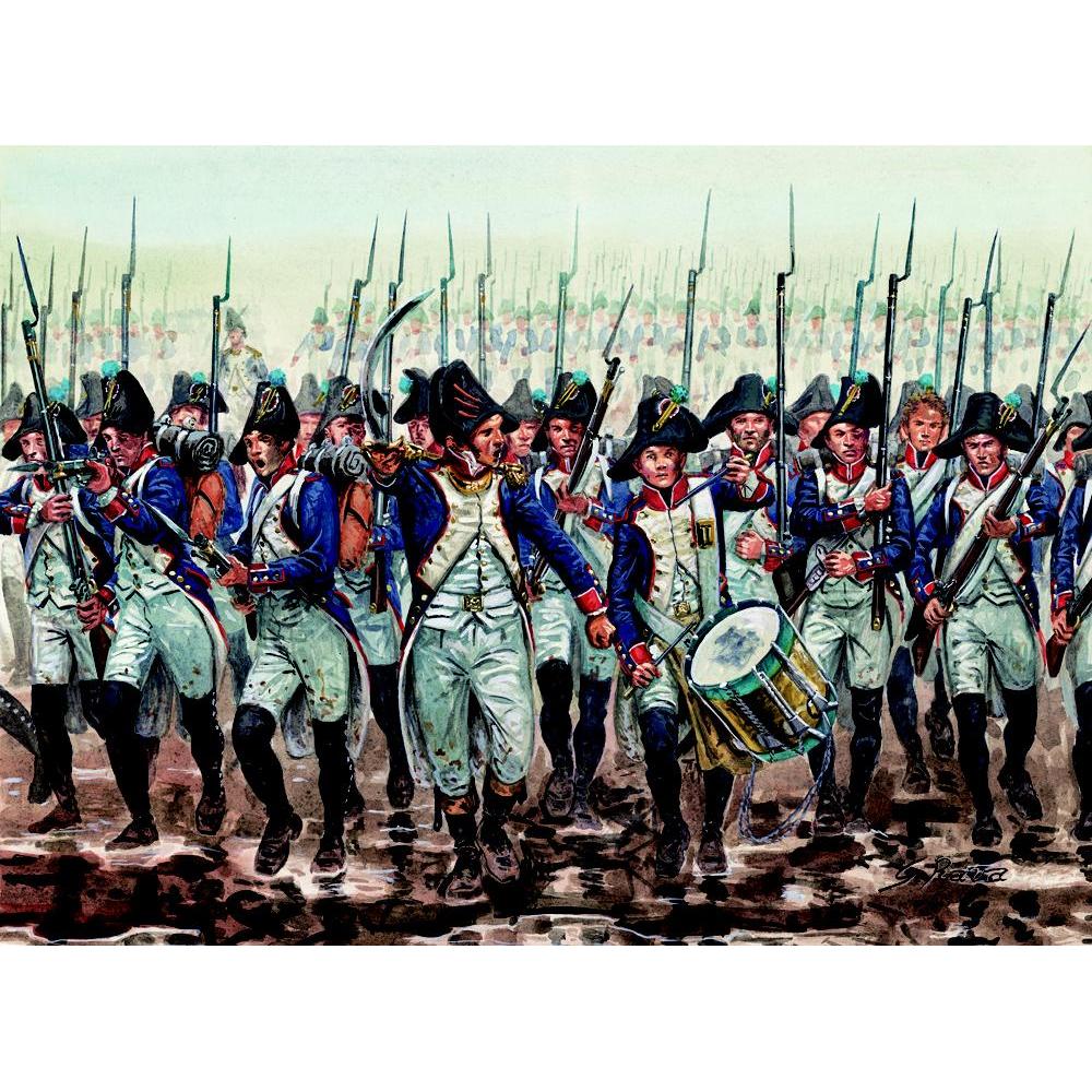 ITALERI: 1/72; NAPOLEONIC WARS FRENCH INFANTRY 1800-05