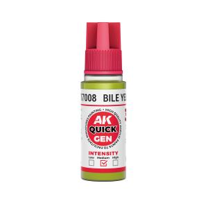 AK INTERACTIVE: acrylic paint BILE YELLOW 18 ml - QUICK GEN