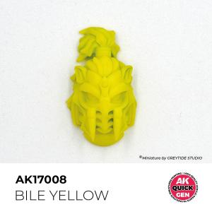 AK INTERACTIVE: acrylic paint BILE YELLOW 18 ml - QUICK GEN
