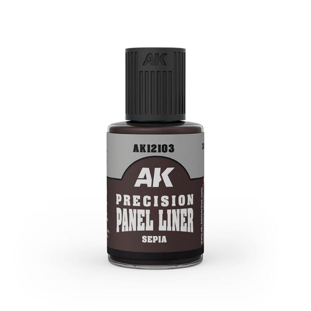AK INTERACTIVE: PRECISION PANELINER- SEPIA 30ml 