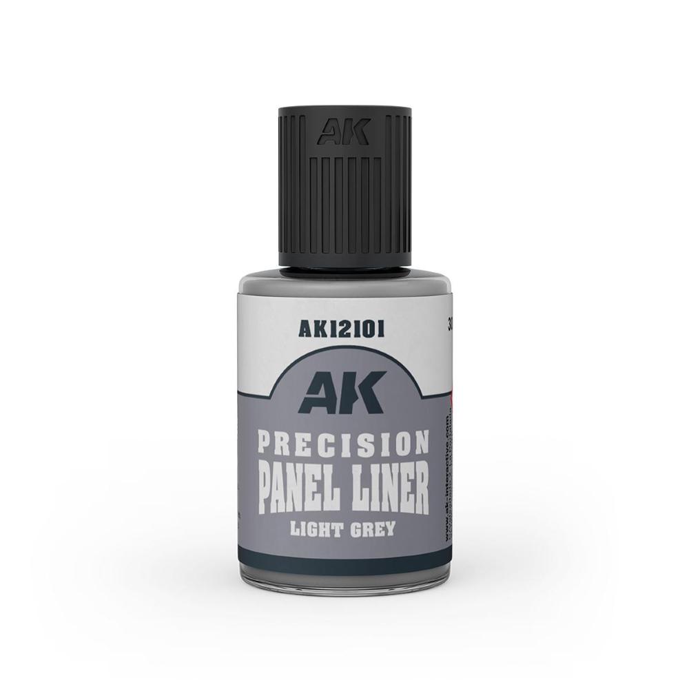 AK INTERACTIVE: PRECISION PANELINER - LIGHT GREY 30ml 