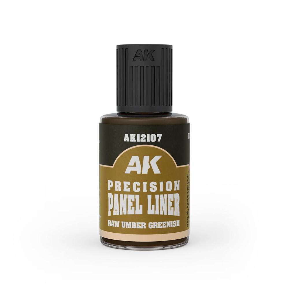 AK INTERACTIVE: PRECISION PANELINER - RAW UMBER GREENISH 30ml