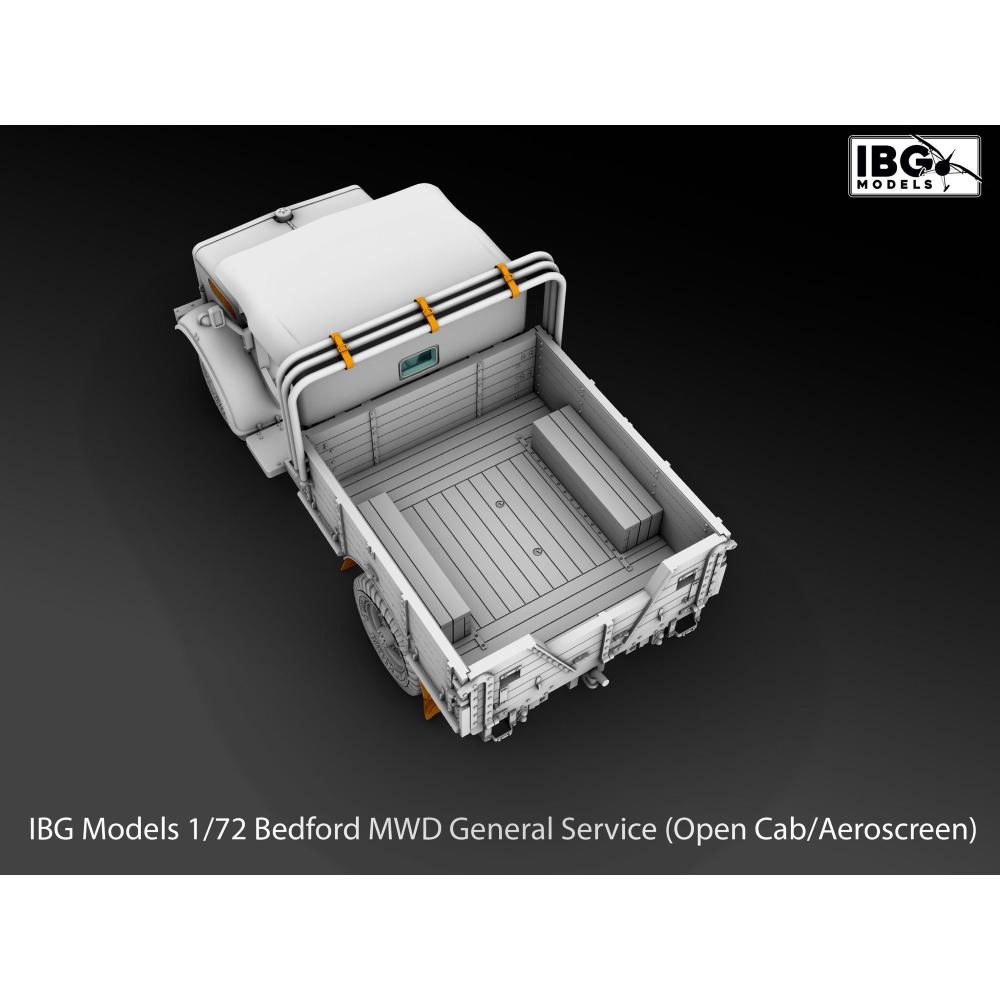 IBG MODELS: 1/72; Bedford MWD General Service (Open Cab/Aeroscreen