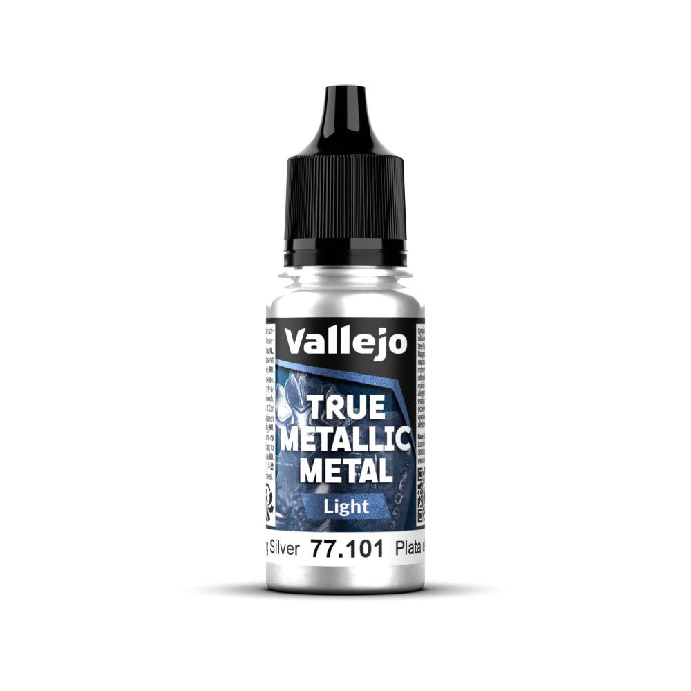 Vallejo TRUE METALLIC METAL Light: Sterling Silver - 18 ml