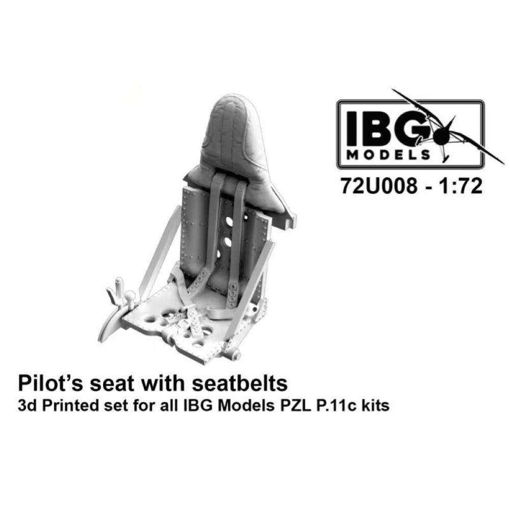 IBG: 1/72 PZL P.11c Pilot's seat with seatbelts