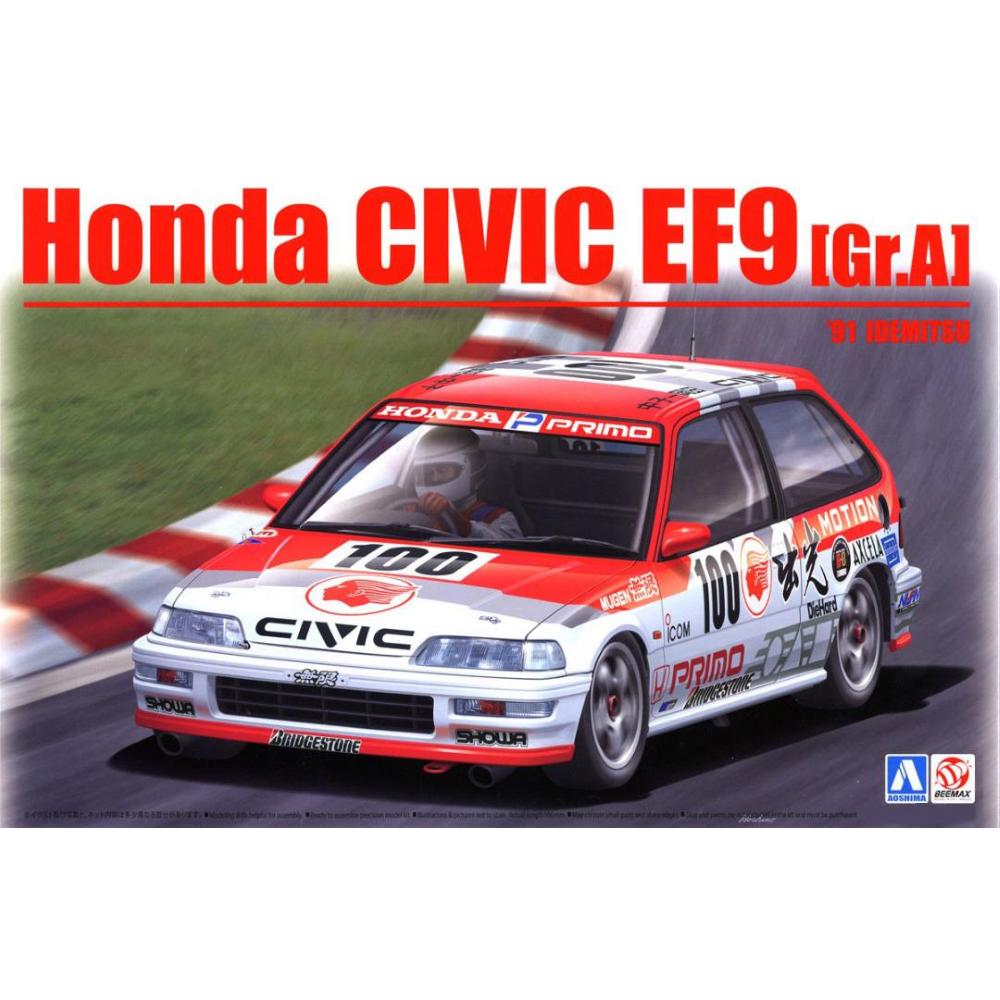 BEEMAX: 1:24 Honda EF9 Civic Gr. A Motion 1992