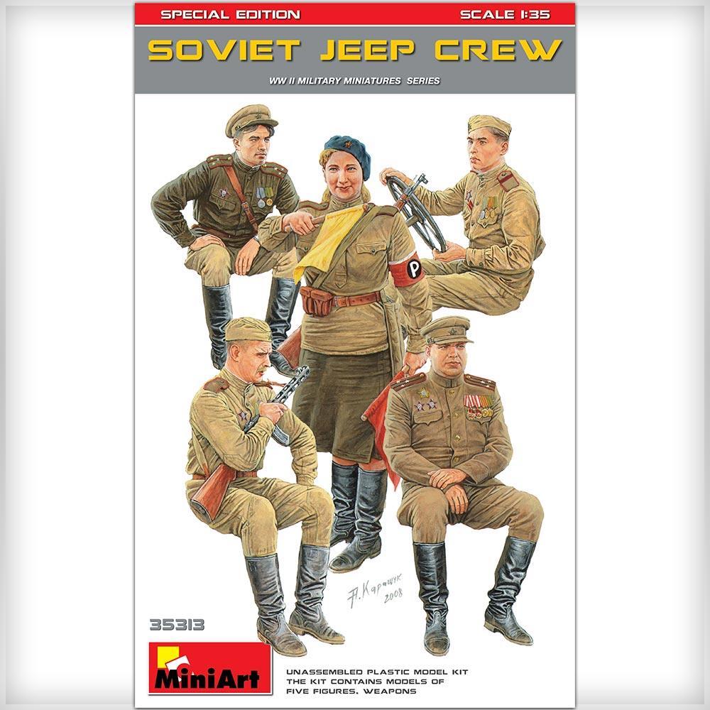 MINIART: 1/35 Soviet Jeep crew. Special Edition