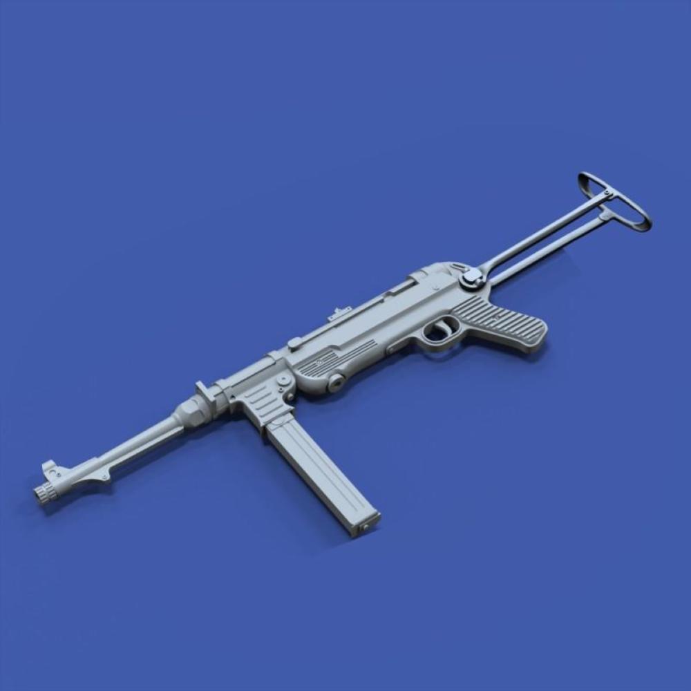 ROYAL: 1:16 MP40 - 1 pc. - open stock 3D-print (1:16)