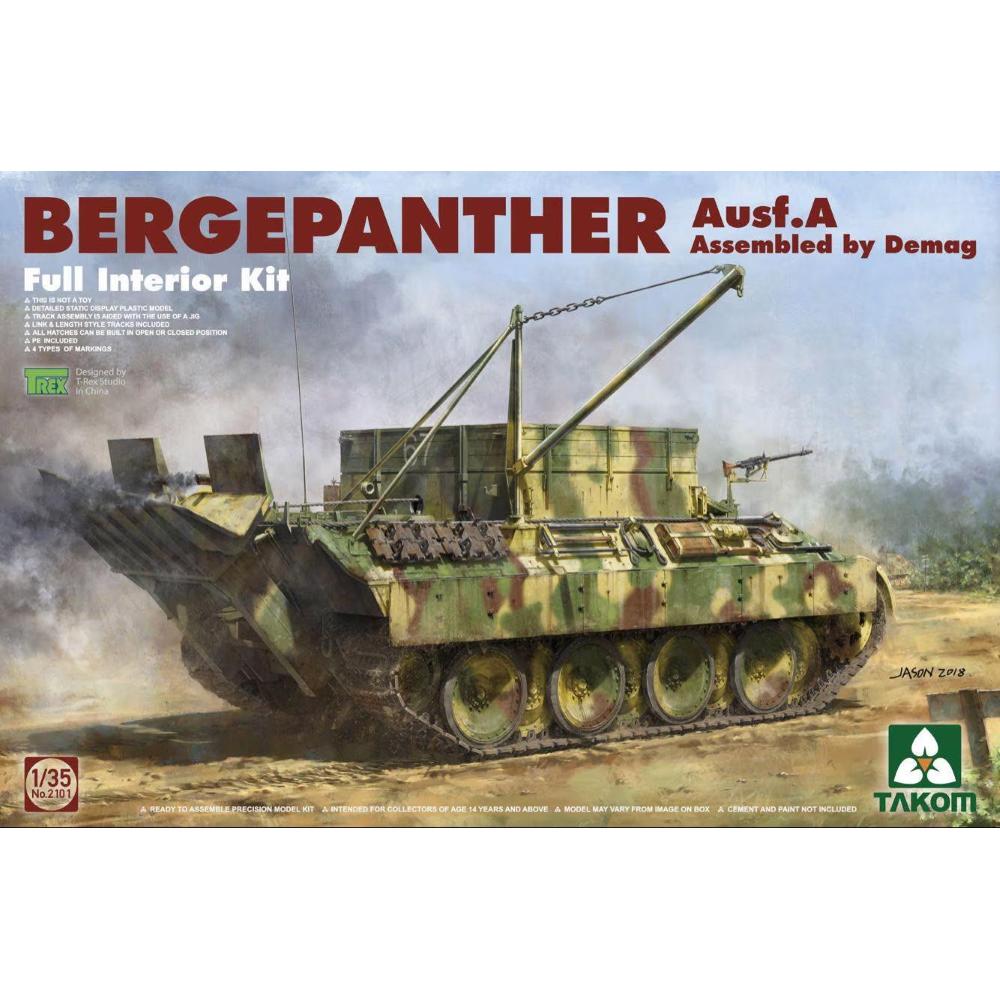 TAKOM MODEL: 1:35 Bergepanther Ausf.A - DEMAG - full Interior