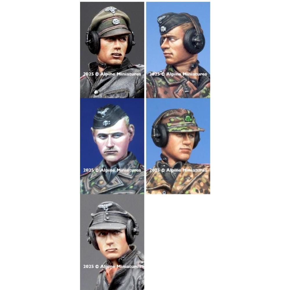 ALPINE: 35 WSS Panzer Crew Head Set #3