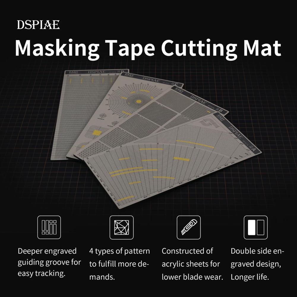 DSPIAE Masking Tape Cutting Mat A