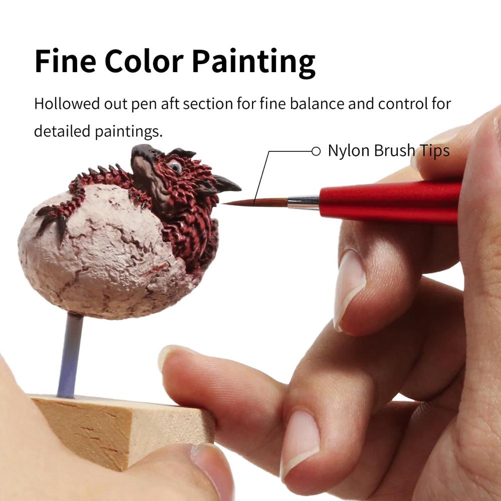 DSPIAE Fine Brush With Replaceable Point Tip Grey