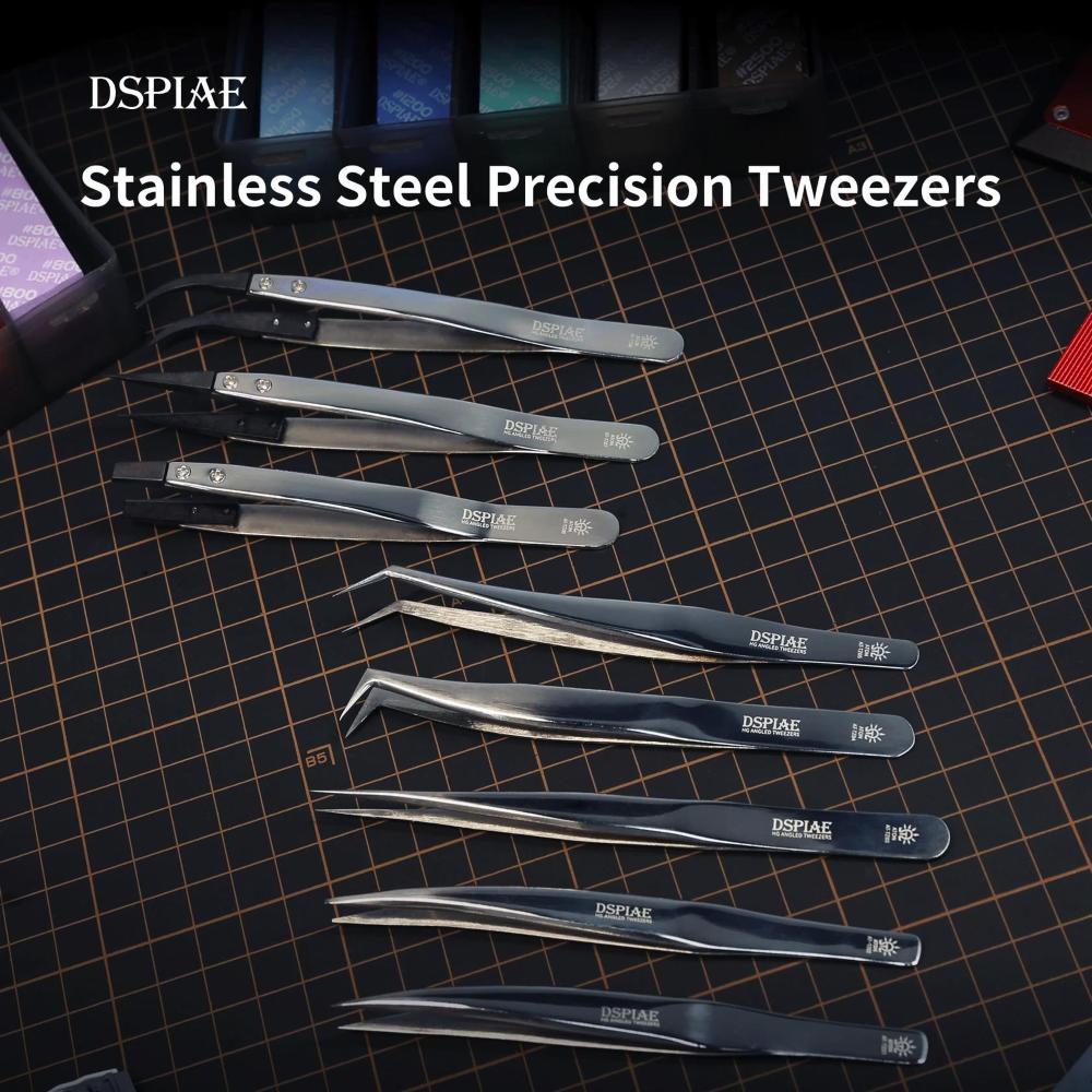 DSPIAE Angled Tweezers / Pinzette