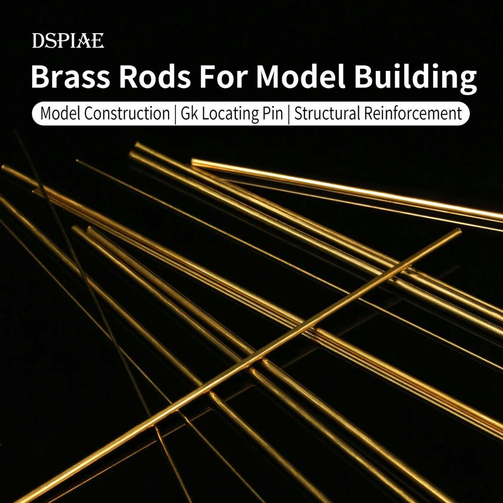 DSPIAE Brass Bars for Modeling 2.0mm (6pcs)