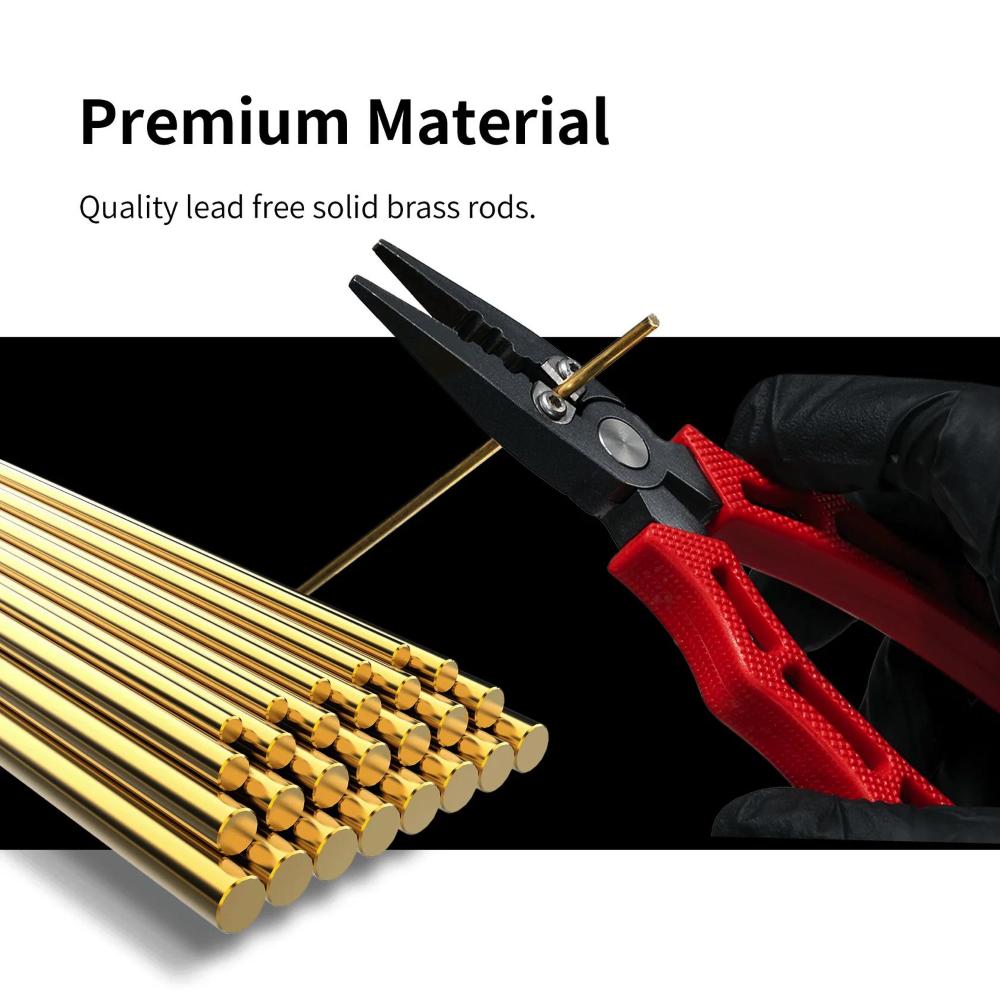 DSPIAE Brass Bars for Modeling 2.0mm (6pcs)