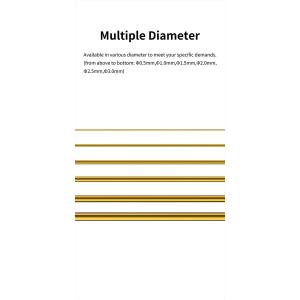 DSPIAE Brass Bars for Modeling 2.5mm (5pcs)