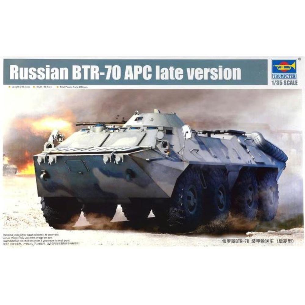 TRUMPETER: 1:35 Russian BTR-70 APC late version