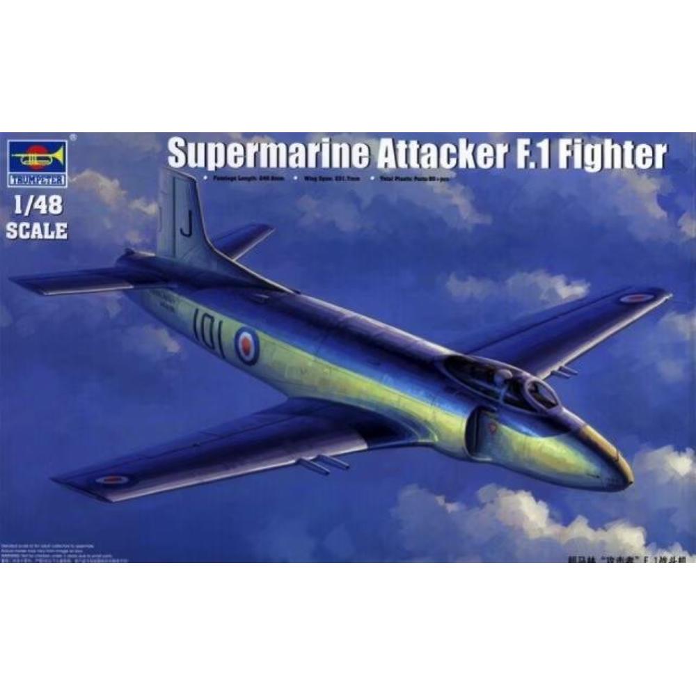 TRUMPETER: 1:48 Supermarine Attacker F.1 Fighter