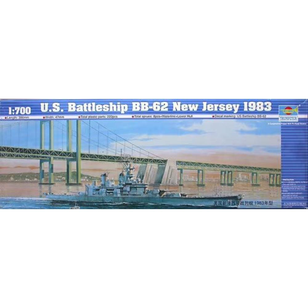 TRUMPETER: 1:700 USS New Jersey 1983  1:700