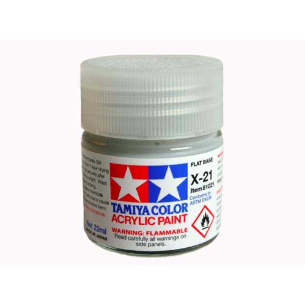 TAMIYA: X-21 Clear Flat Base 23ml