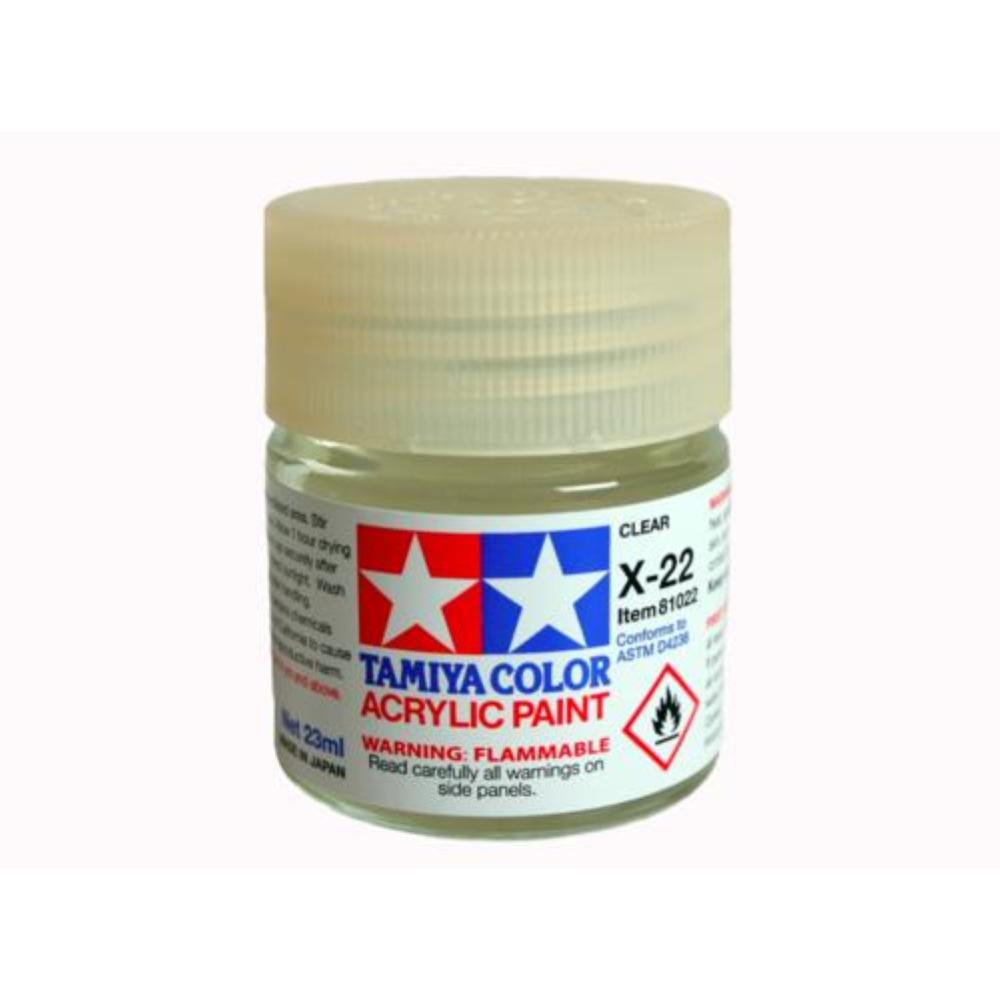 TAMIYA: X-22 Clear  23ml