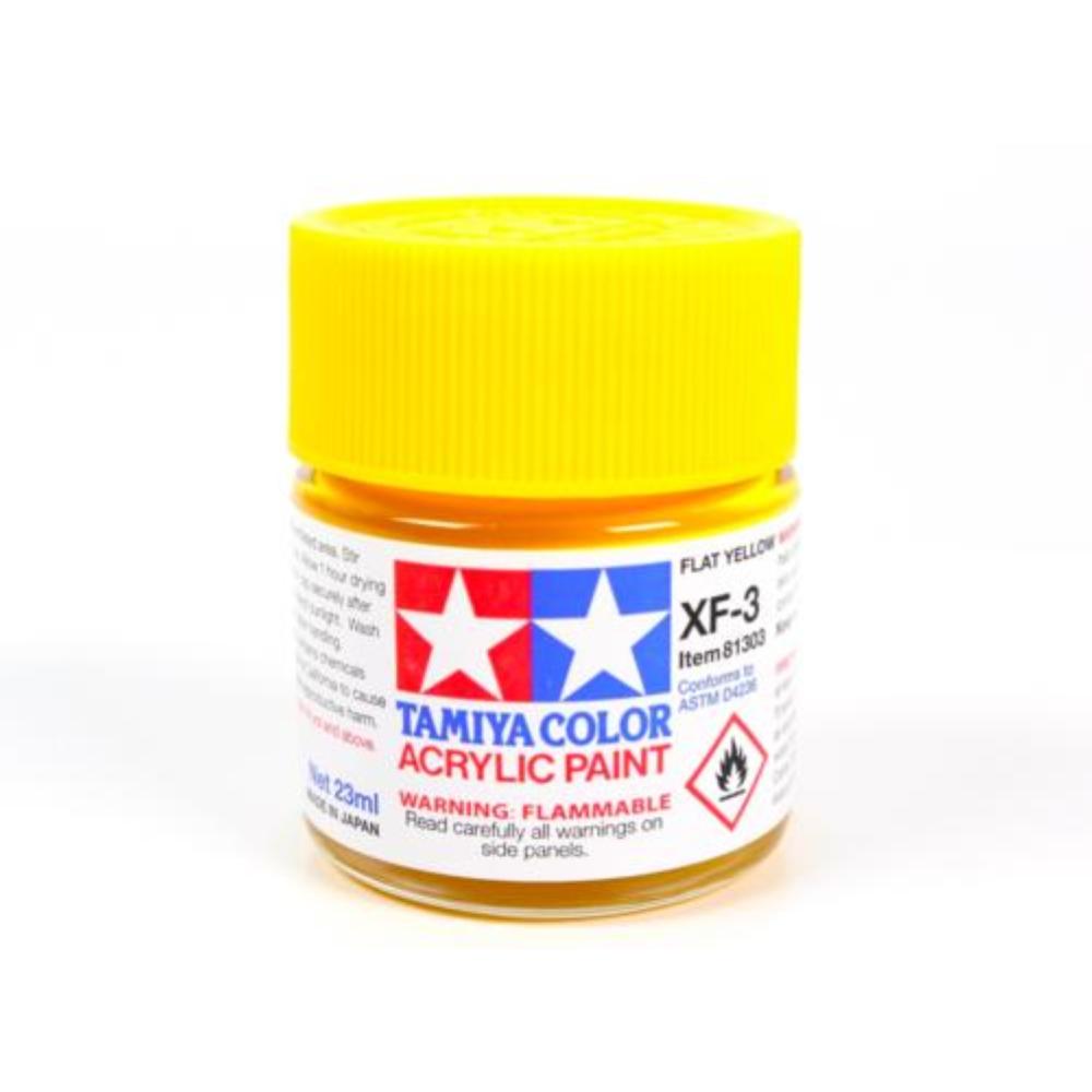 TAMIYA: XF3 Flat Yellow 23ml