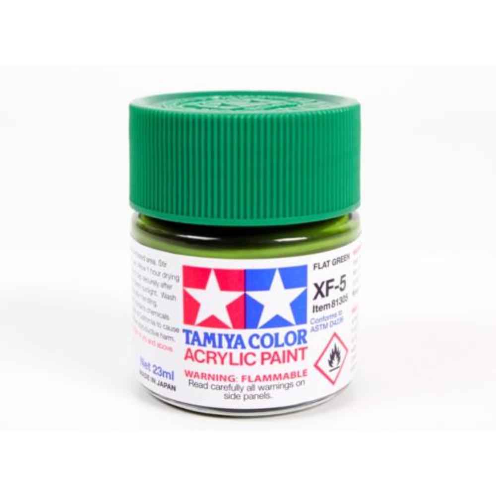 TAMIYA: XF5 Flat Green  23ml