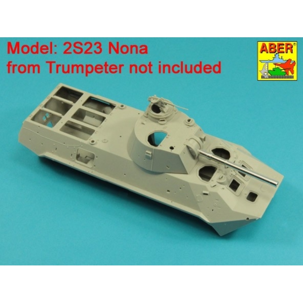 ABER: 1:35 120mm 2A60 barrel for Russian 2S23 Nona