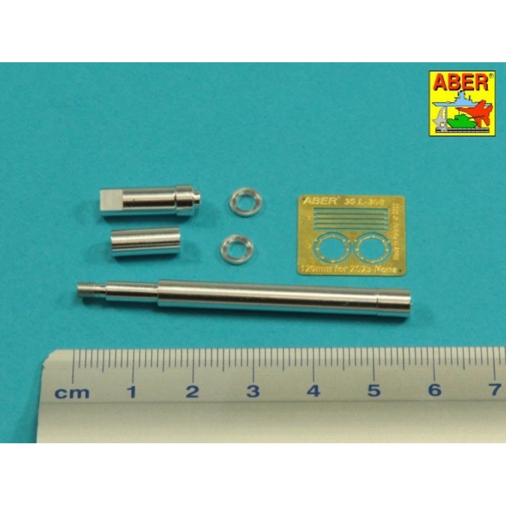 ABER: 1:35 120mm 2A60 barrel for Russian 2S23 Nona
