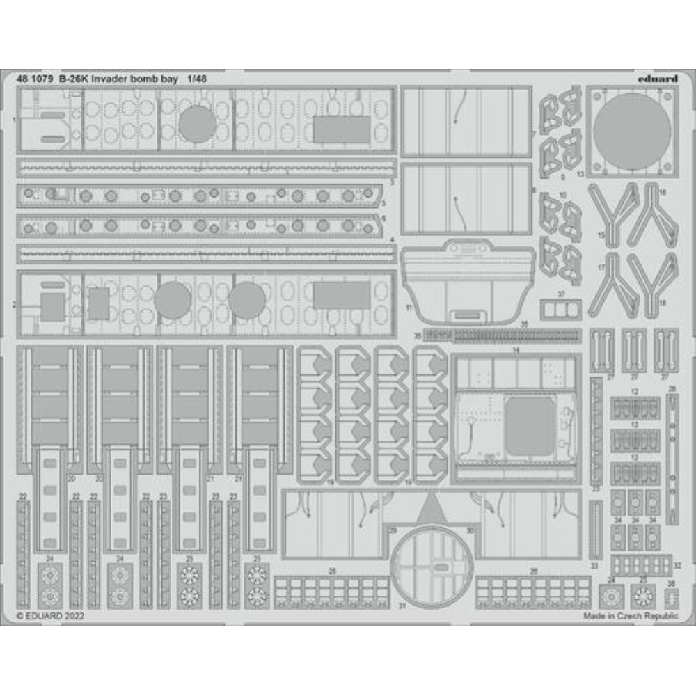 EDUARD: 1:48 Douglas B-26K Invader bomb bay