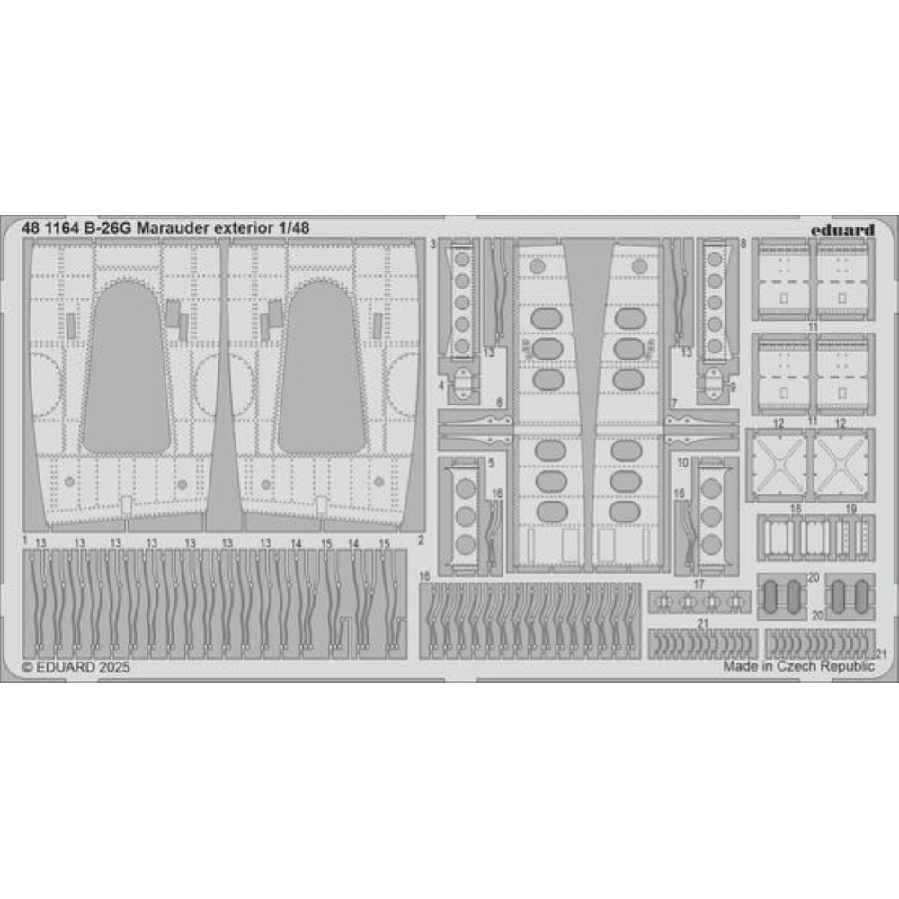 EDUARD: 1:48 Martin B-26G Marauder exterior