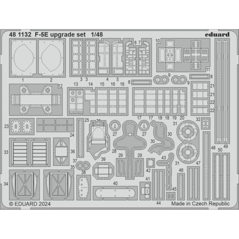EDUARD: 1:48 Northrop F-5E Tiger II upgrade set