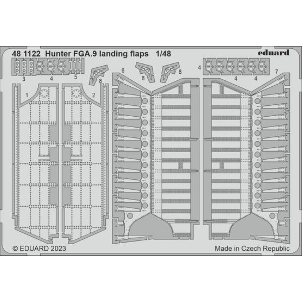 EDUARD: 1:48 Hawker Hunter FGA.9 landing flaps