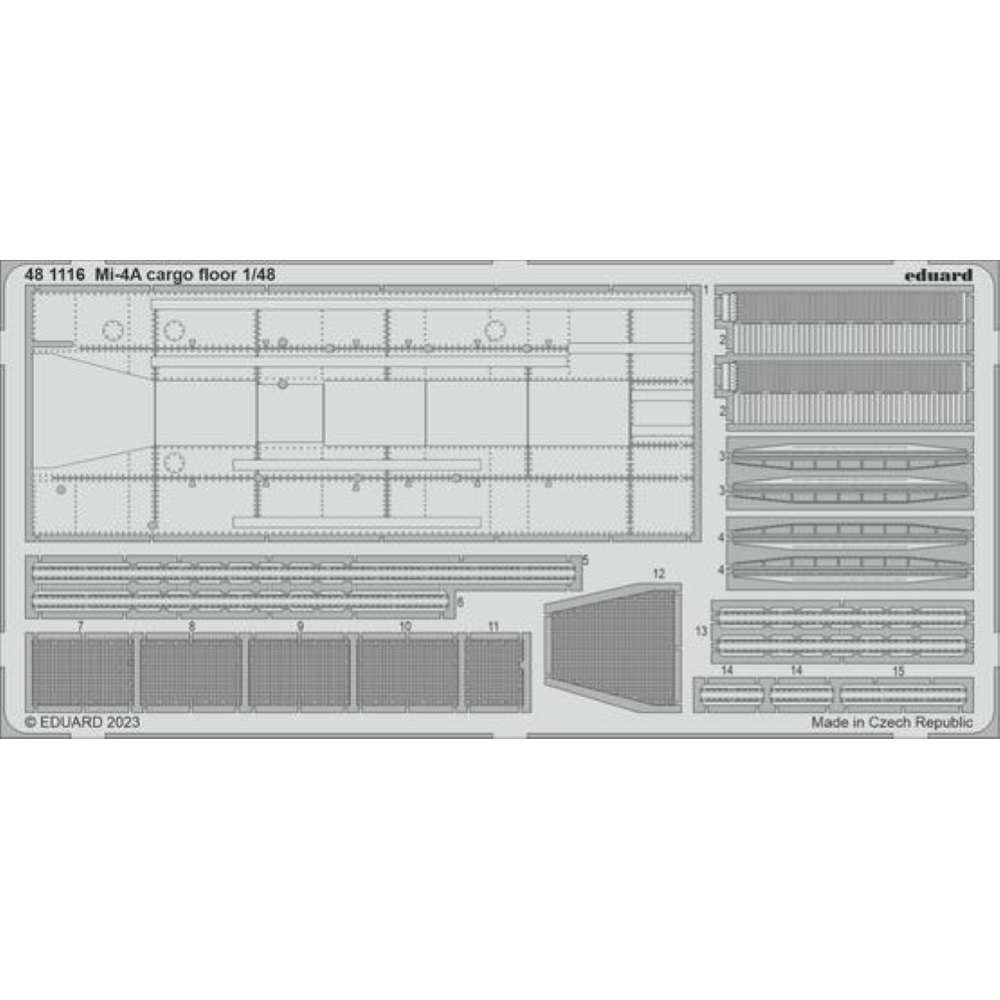 EDUARD: 1:48 Mil Mi-4A cargo floor