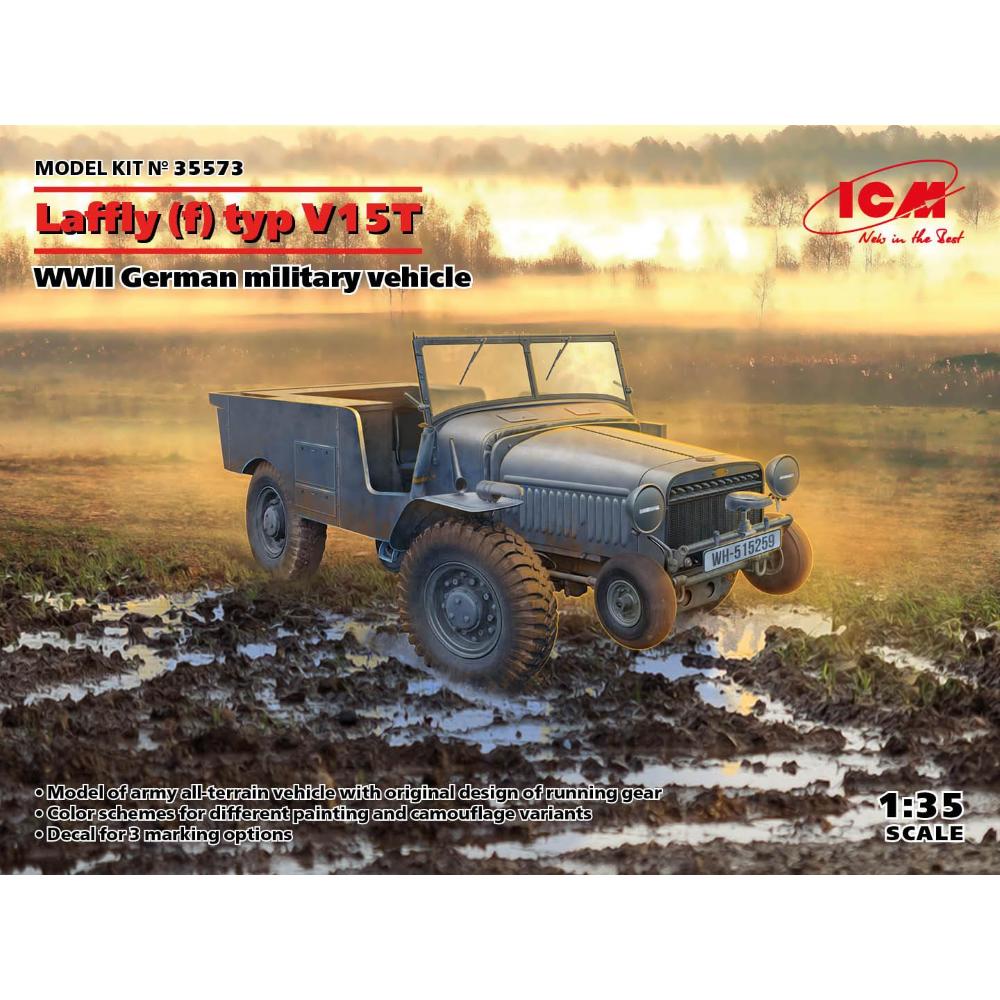 ICM: 1/35 Laffly (f) typ V15T, WWII German military vehicle