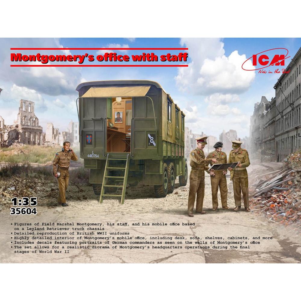 ICM: 1/35 Montgomery's office with staff
