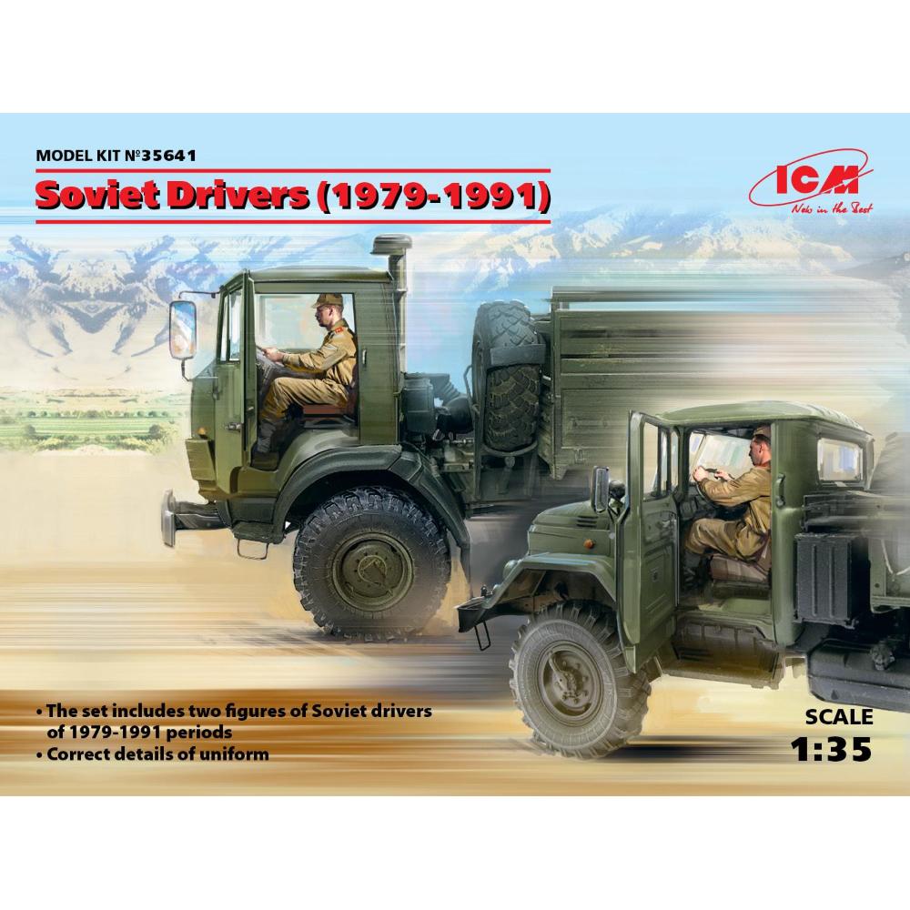 ICM: 1/35 Soviet Drivers (1979-1991)