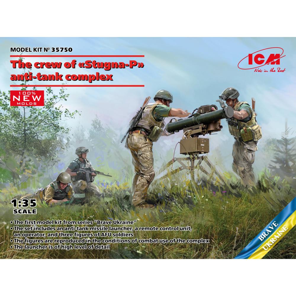 ICM: 1/35 The Crew of Stugna-P antitank complex