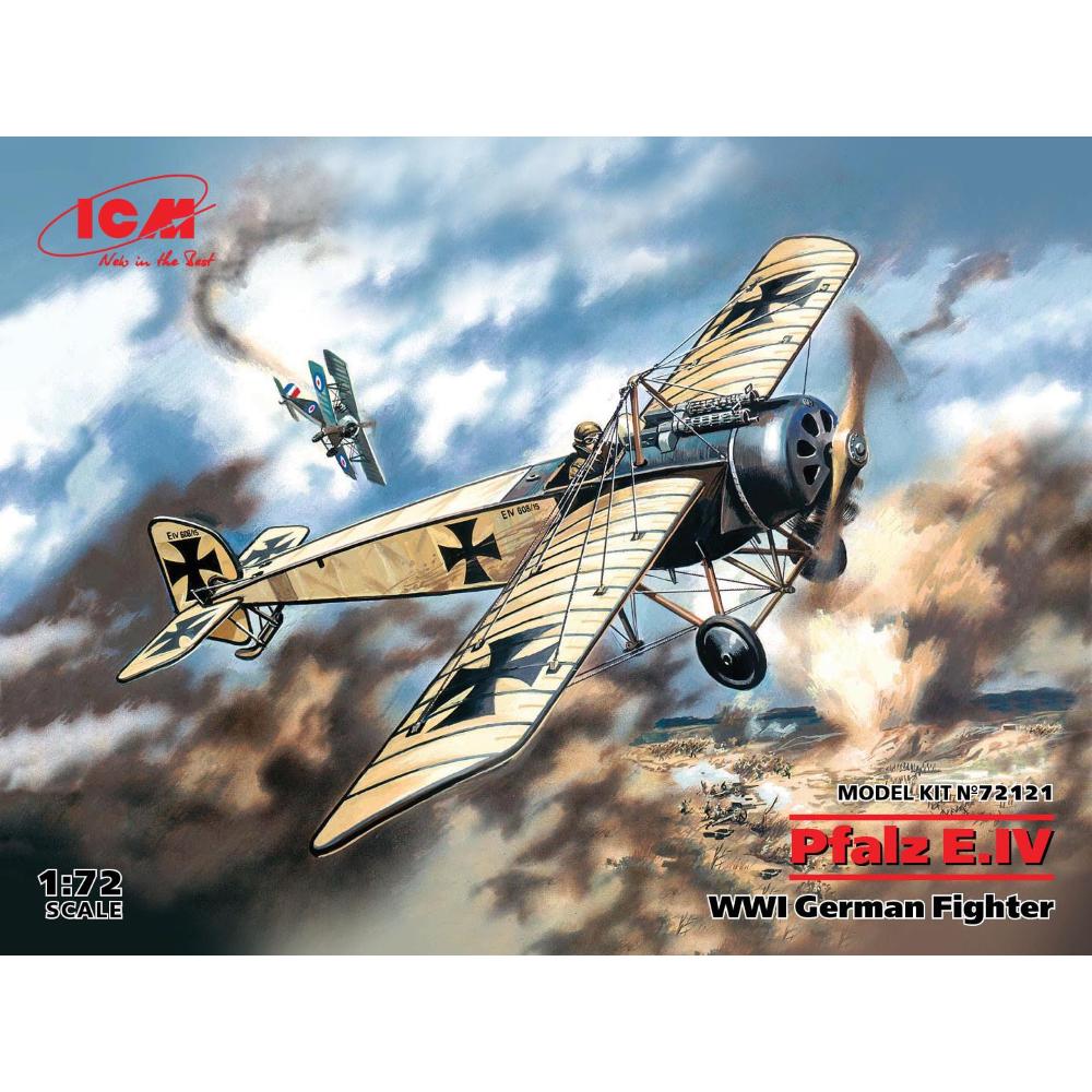 ICM: 1/72 Pfalz E-IV, WWI German Fighter