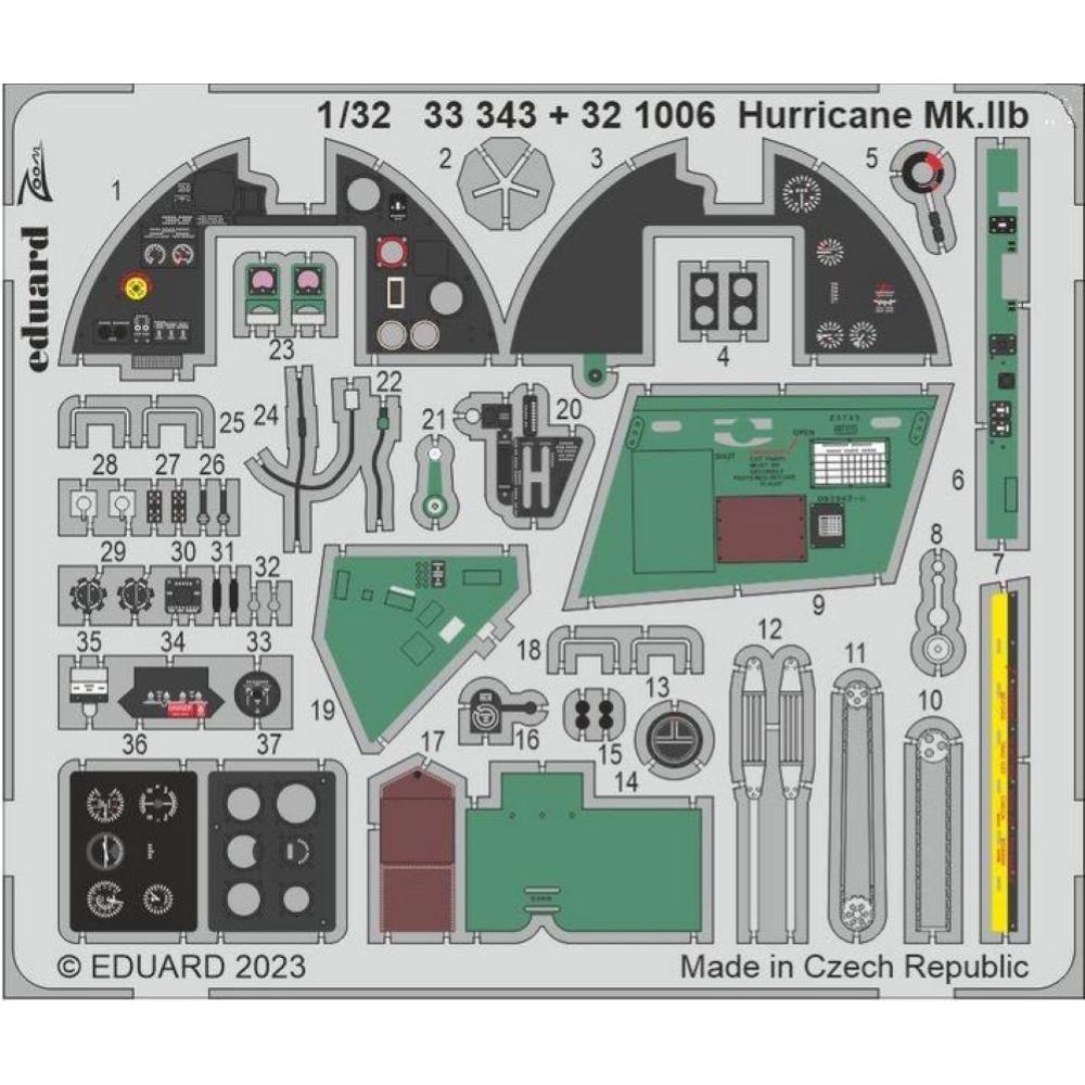 EDUARD: 1:32 Hawker Hurricane Mk. IIb