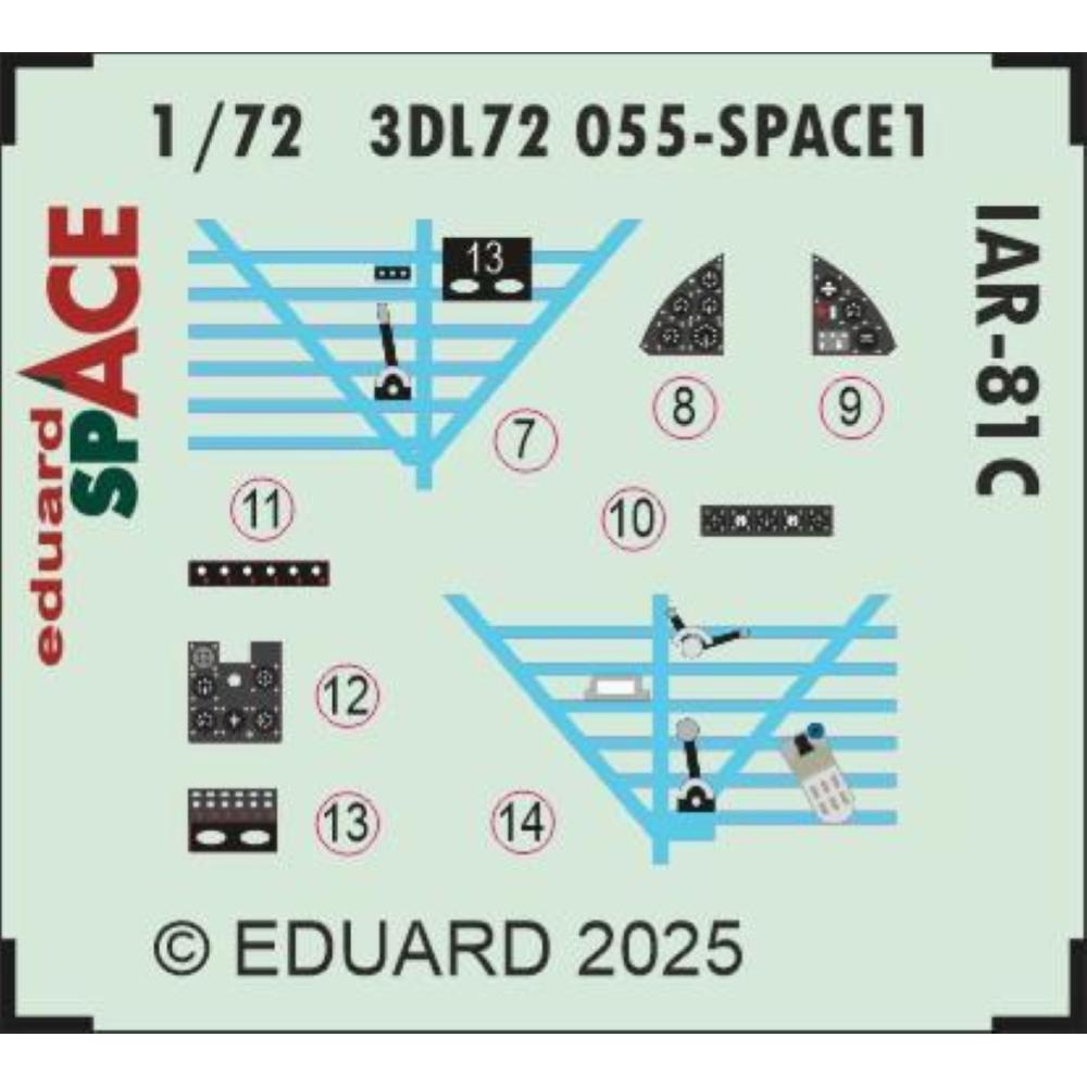 EDUARD: 1:72 I.A.R. 81C SPACE