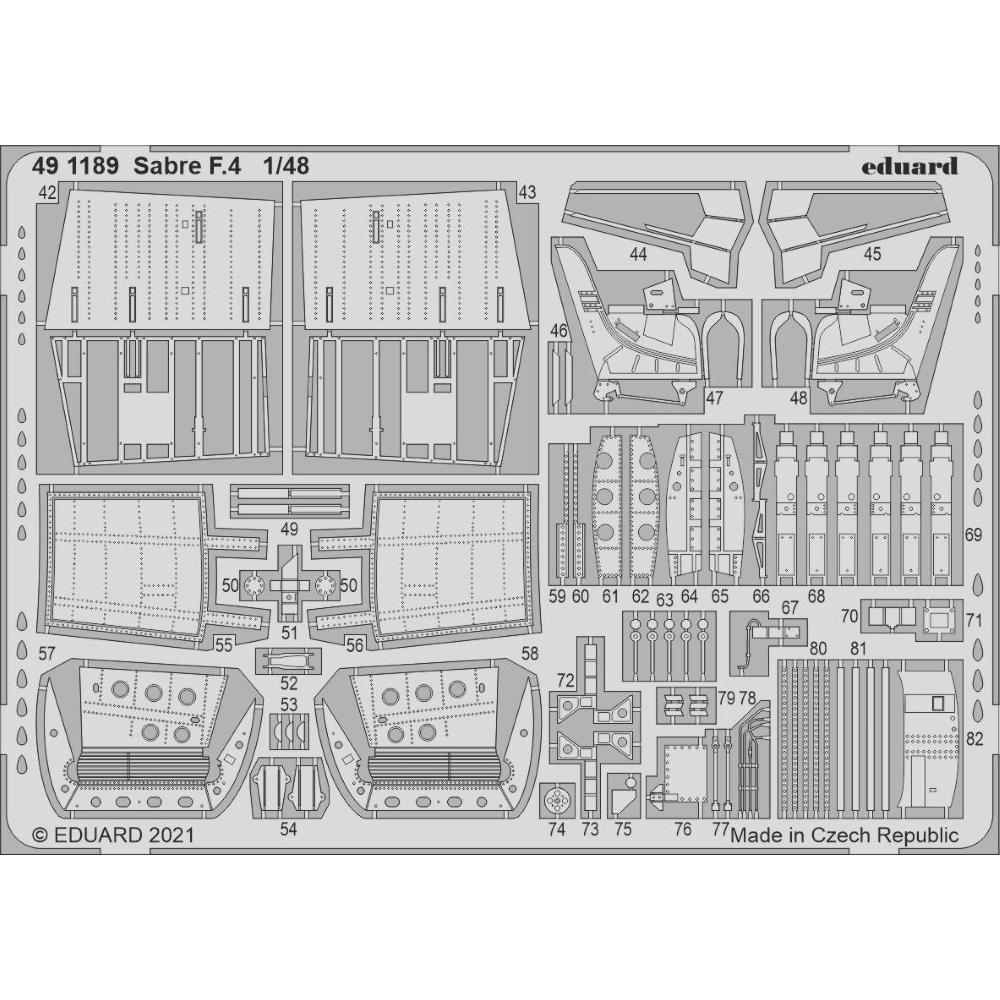 EDUARD: 1:48 Canadair Sabre F.4