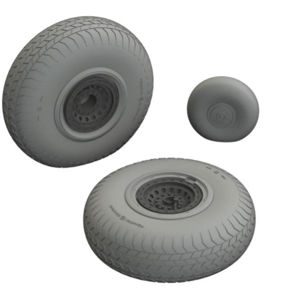 EDUARD: 1:48 Boeing B-17F Flying Fortress wheels rhomboid tread