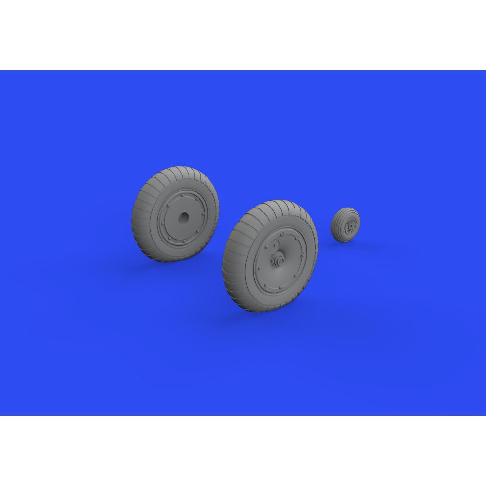 EDUARD: 1:48 Messerschmitt Me-163B wheels