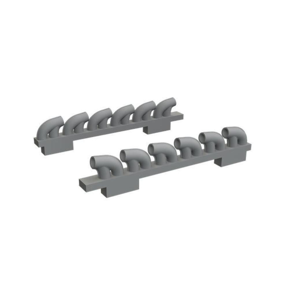 EDUARD: 1:72 Bell P-39 Q Airacobra exhaust stacks PRINT
