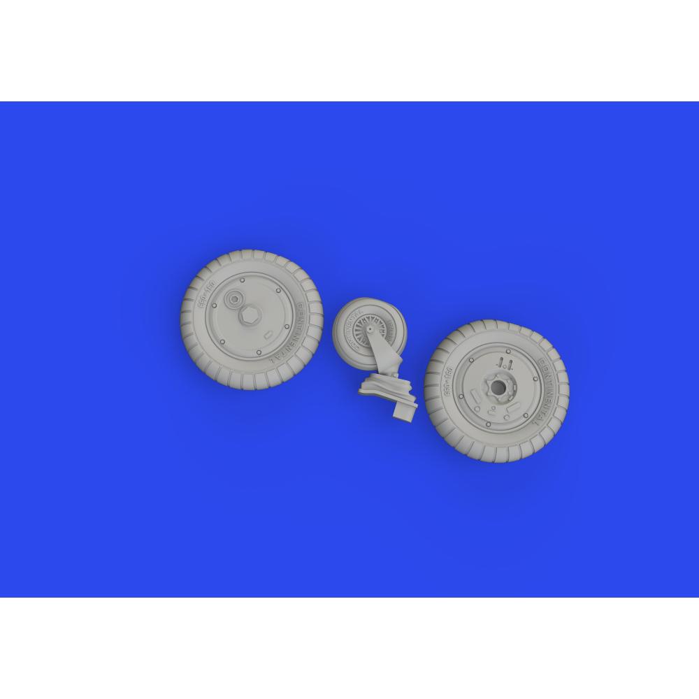 EDUARD: 1:72 Messerschmitt Bf-109G-5/G-6 wheels PRINT