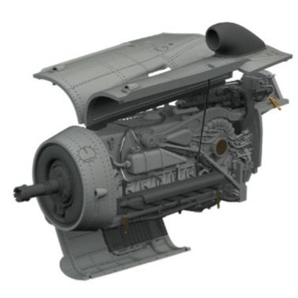 EDUARD: 1:72 Messerschmitt Bf-109G-10 WNF engine PRINT