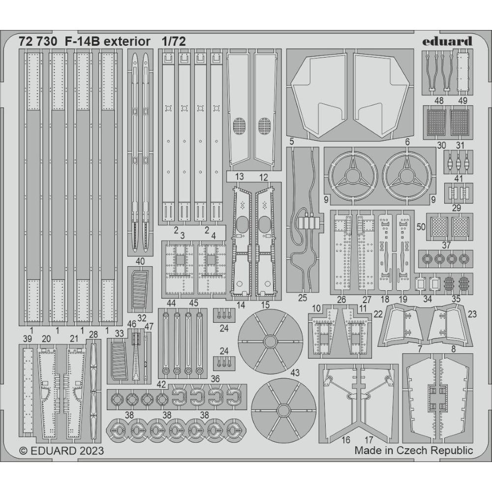 EDUARD: 1:72 Grumman F-14 B Tomcat