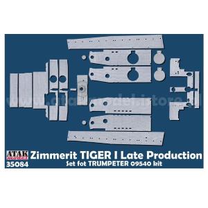ATAK: 1:35; Zimmerit Tiger I late - Trumpeter