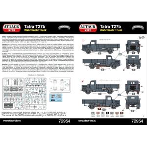 ATTACK: 1:72; Tatra T27b Wehrmacht und Luftwaffe LKW